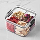 2 compartment food container